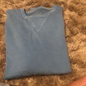 JCrew blue French terry sweatshirt.  Size S